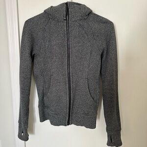 Lululemon Grey Zip-Up Hoodie